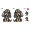 Cocker Spaniel - set 4 barvy