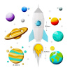 Planety s raketou