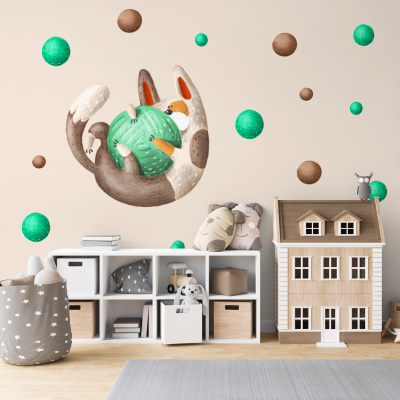 Kocour a zelená klubíčka