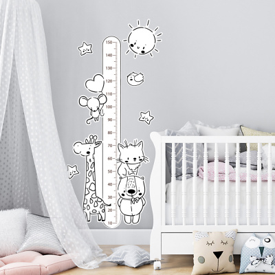 Zvířátka 2 - dětský metr na zeď