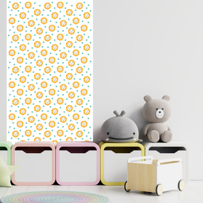 Dekorační samolepící tapeta s kytičkami