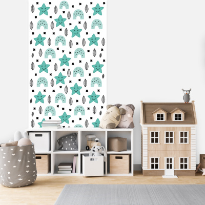 Dekorační samolepící tapeta s hvězdicí