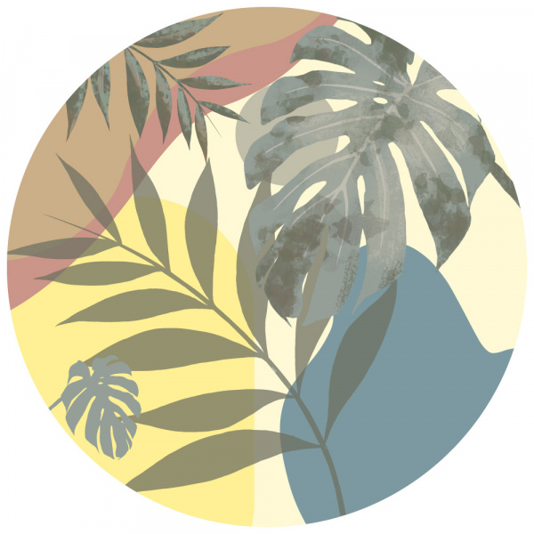 Decoralina - Monstera Circle 1