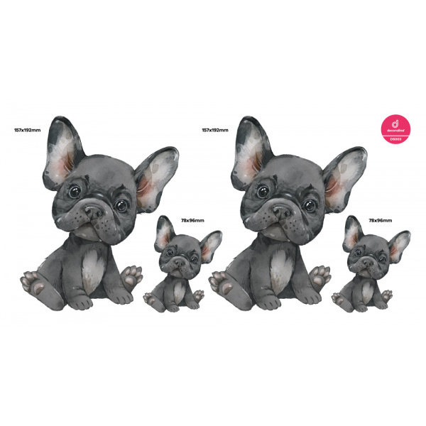 Decoralina - FrenchBulldog set - DS003