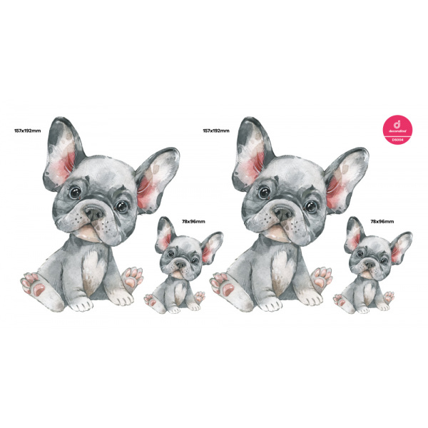 Decoralina - FrenchBulldog set - DS004