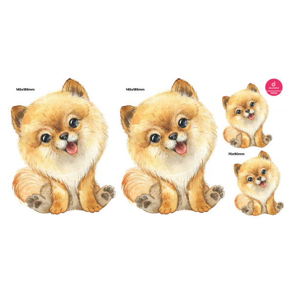 Decoralina - Pomeranian set - DS006
