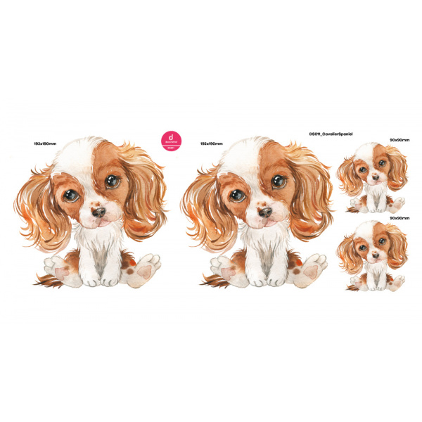 Decoralina - CavalierSpaniel set - DS011