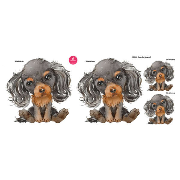 Decoralina - CavalierSpaniel set - DS012