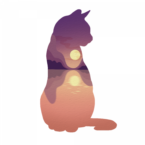 Decoralina - Sunrise Kitty