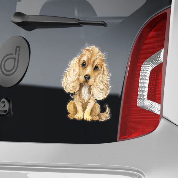 Decoralina - Cocker Spaniel - set 4 barvy