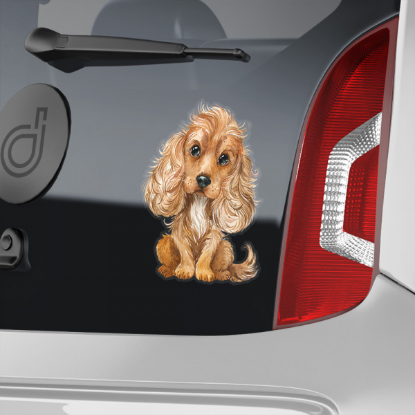 Decoralina - Cocker Spaniel - set 4 barvy