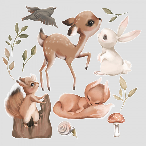 Decoralina - Zvířátka v lese 1