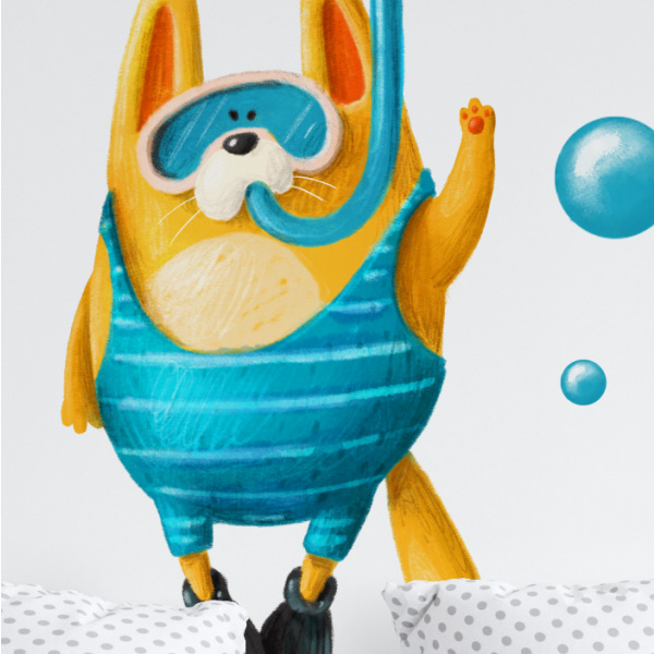 Decoralina - Kocour potápěč