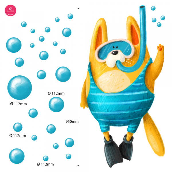 Decoralina - Kocour potápěč