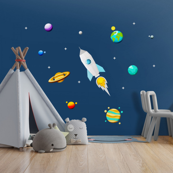 Decoralina - Planety s raketou