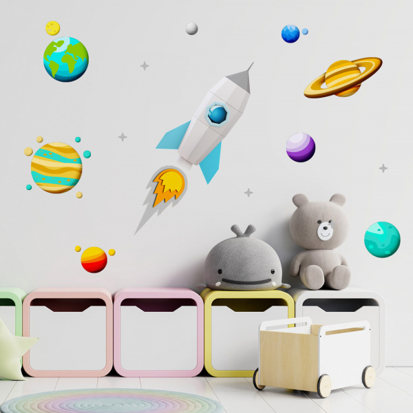 Decoralina - Planety s raketou