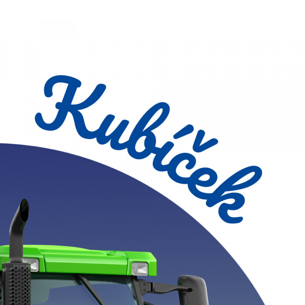 Decoralina - Zelený traktor