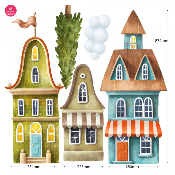 Decoralina - Baráčky s vlaječkou