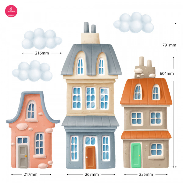 Decoralina - Malé městské baráčky