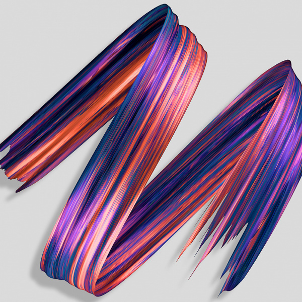 Decoralina - Ribbon obraz 100x100cm