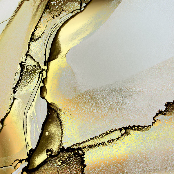 Decoralina - Golden one obraz 100x100cm