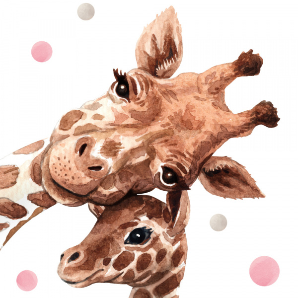 Decoralina - Giraffe Love 