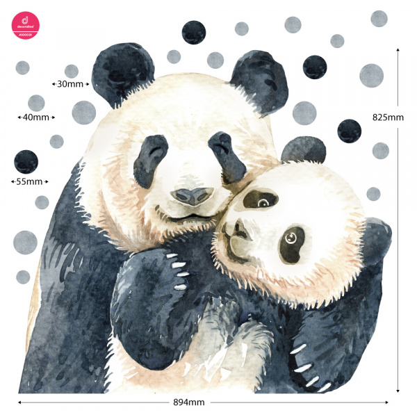 Decoralina - Panda Love