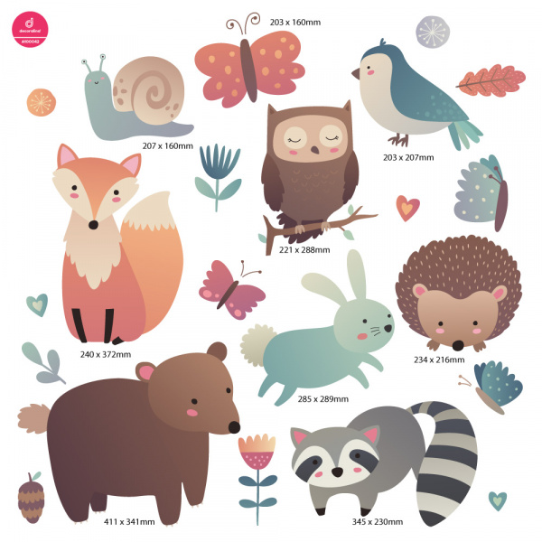 Decoralina - Barevná zvířátka 1