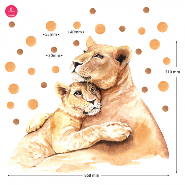 Decoralina - Lion Love