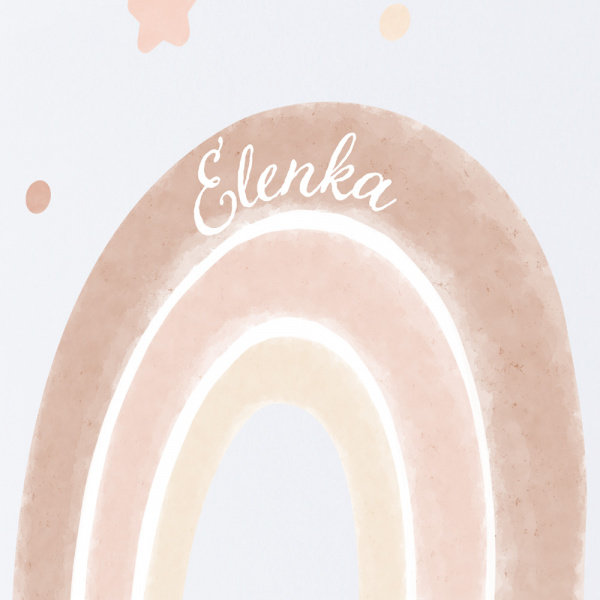 Decoralina - Duha se jménem v pastelových barvách