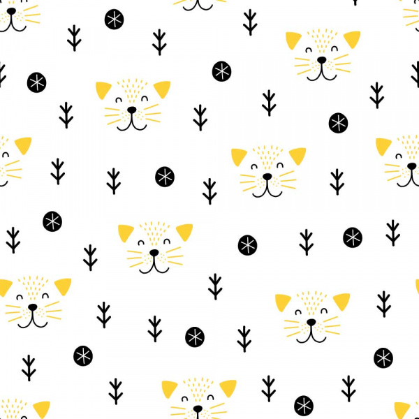 Decoralina - Dekorační stěna s kočičkami