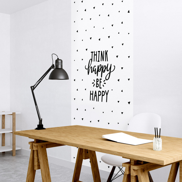 Decoralina - Dekorační stěna Be Happy