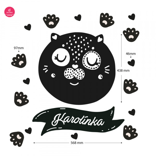 Decoralina - Kočička se jménem - Scandi